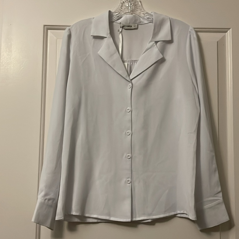 GRACE KARIN Beautiful White Top Sz S NWT